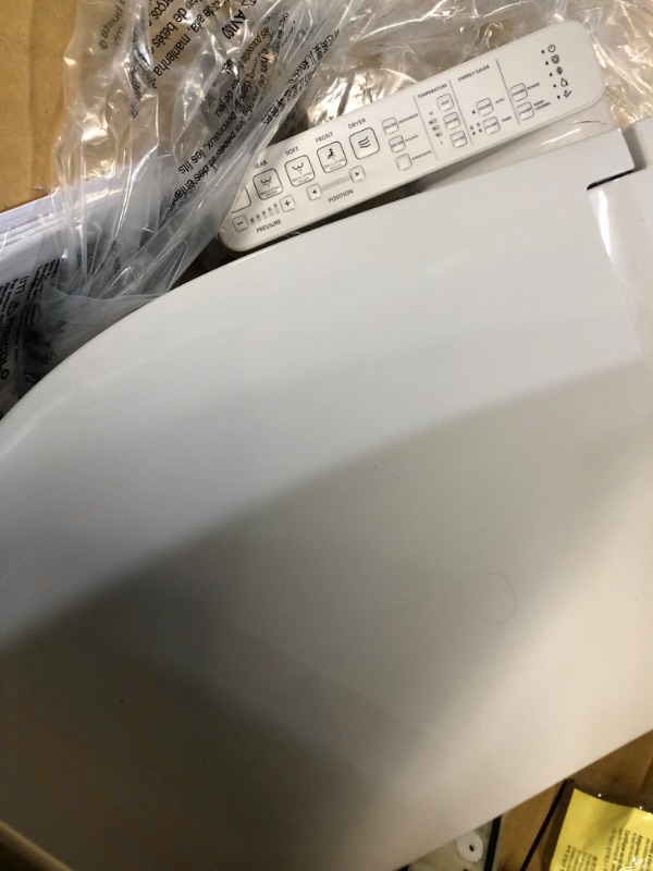 Photo 3 of ***READ NOTES***
TOTO SW3074#01 WASHLET C2 Electronic Bidet Toilet Seat with PREMIST and EWATER+ Wand Cleaning, Elongated, Cotton White C2 Elongated Cotton White