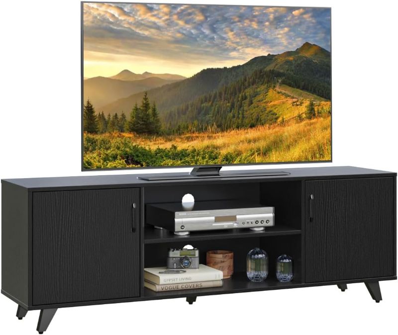 Photo 1 of ***READ NOTES***
Panana TV Stand, Entertainment Center with 2 Doors and 2 Cubby Storages Cabinets for up to 65 inch for Living Room Bedroom (Black, 53.5 inch) 53.5 inches Black