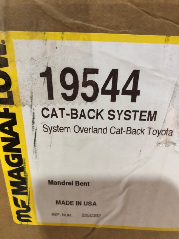 Photo 6 of (READ FULL POST) MagnaFlow Overland Series Cat-Back Performance Exhaust SystemLexus GX470 (2003-2009) GX460 (2010-2021) Toyota 4Runner (2003-2009)