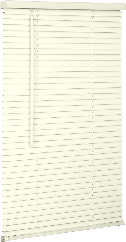 Photo 1 of ***READ NOTES***
LOTUS & WINDOWARE Cordless 1" Vinyl Mini Blind  Alabaster (MLX3684AL)