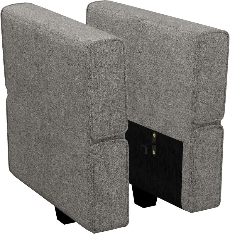 Photo 1 of ***READ NOTES***
Belffin Fabric Modular Sectional Sofa Armrest Backrest Module Couch Side Sectional Part Armrest/Backrest Grey

