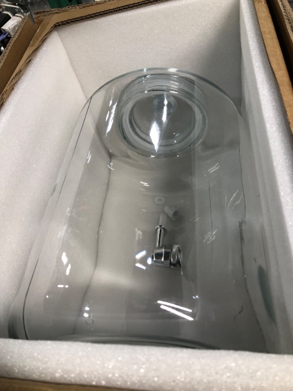 Photo 2 of ***READ NOTES***
5 Gallon Hammered Glass Beverage Dispenser