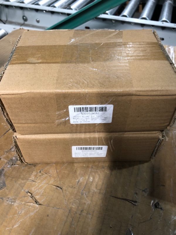 Photo 1 of ***NON-REFUNDABLE, (2 Pack)***
Napkin Holder for Table, Metal Upright Napkin Dispenser 7.1''x4.9''
