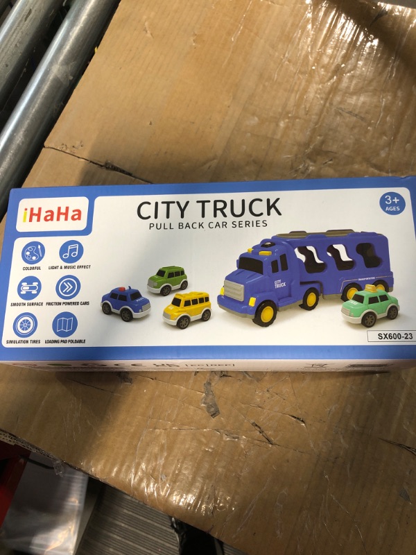 Photo 2 of iHaHa Toys Trucks Cars for Boys Toddlers, 5 in 1 with Light Sound