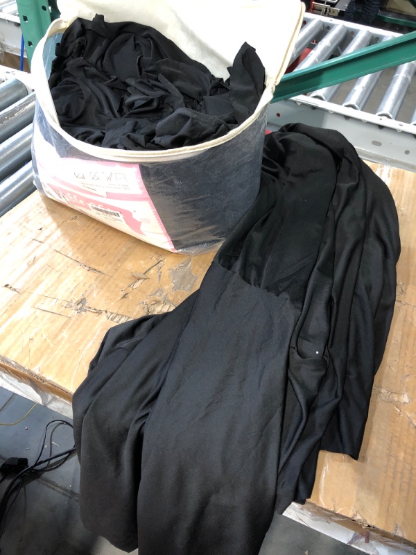 Photo 2 of ****READ NOTES****
Htper 6 Pack Black Spandex Tablecloths for 6 Foot Rectangle Tables, Stretchy Fitted 6FT Black Table Skirt  Wrinkle Free -Black