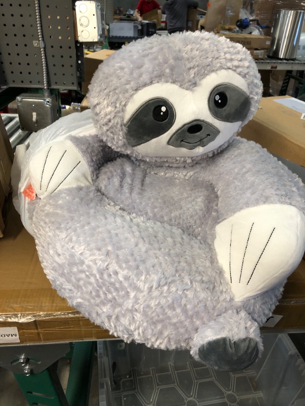 Photo 2 of Children's Plush Sloth Character Chair