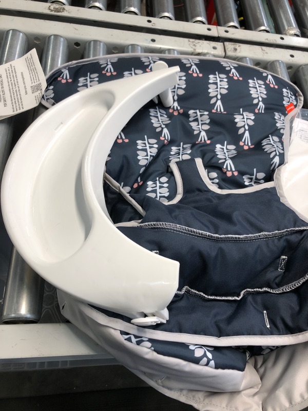 Photo 1 of *USED READ NOTES*Fisher-Price Sit-Me-Up Floor Seat with Tray - Navy Garden, Infant Chair