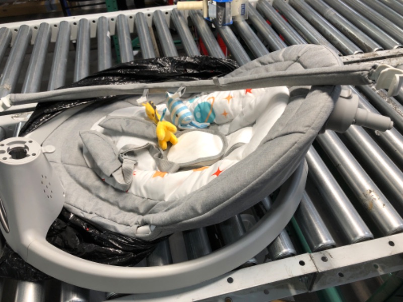 Photo 2 of (important see clerk notes) Baby Swings for Infants, 5 Speed Bluetooth Baby Bouncer with 3 Seat Positions 
