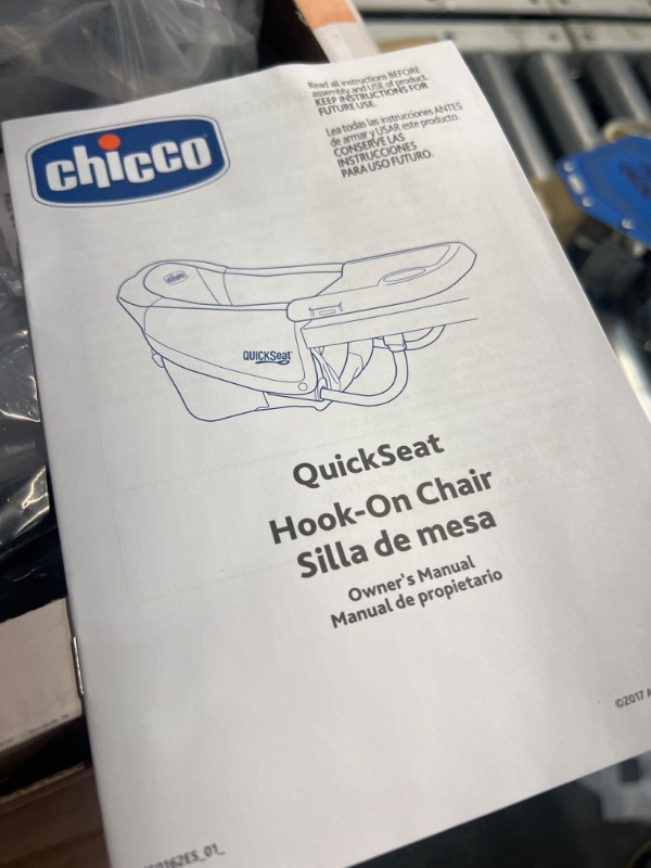 Photo 3 of Chicco QuickSeat Hook-On Chair, Graphite Graphite Quickseat