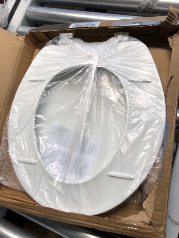 Photo 3 of BEMIS Round Closed Front Toilet Seat in White