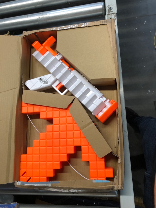 Photo 2 of NERF Minecraft Pillager's Crossbow, Includes 3 Elite Darts