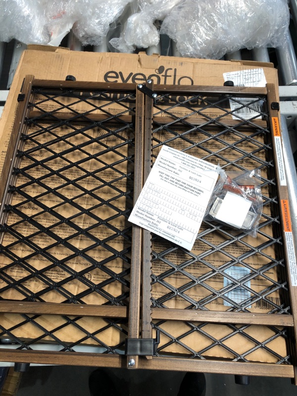 Photo 2 of Position & Lock Baby Gate, Pressure-Mounted, Farmhouse Collection