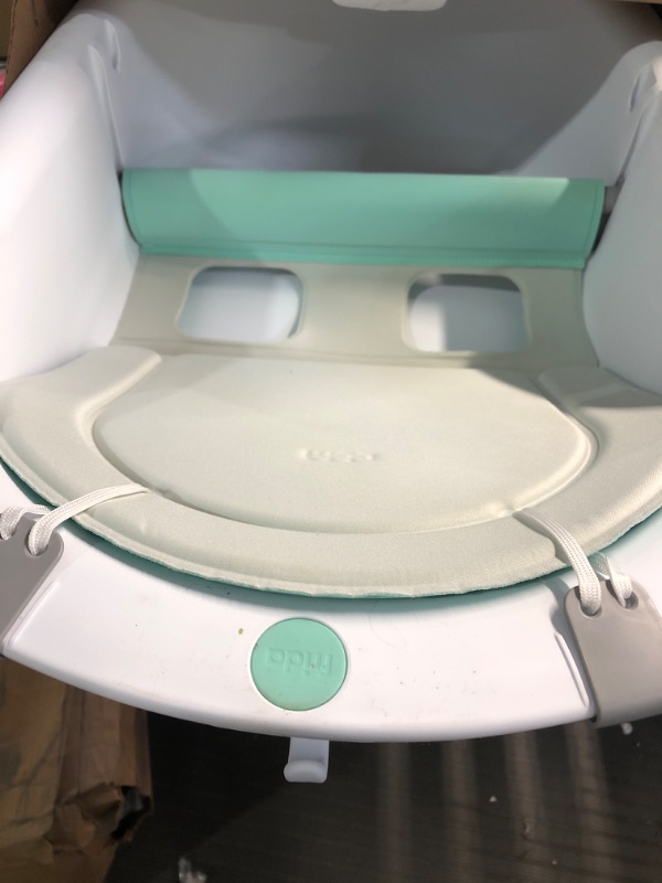 Photo 3 of 4-in-1 Grow-with-Me Bath Tub by Frida Baby Transforms Infant Bathtub to Toddler Bath Seat with Backrest for Assisted Sitting in Tub