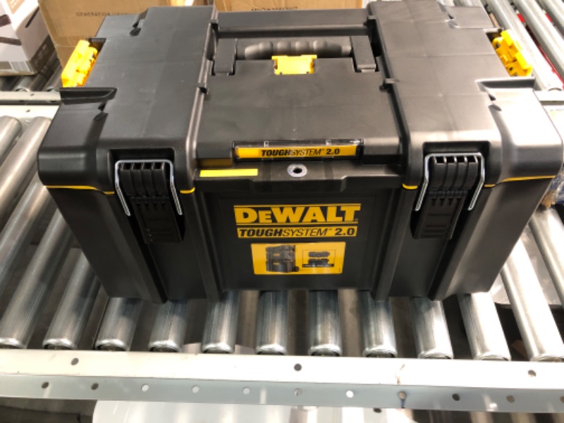 Photo 3 of ***USED - NO PACKAGING***
DEWALT TOUGHSYSTEM 2.0, Large Tool Box, 22 in, 110 lbs. Capacity (DWST08300)