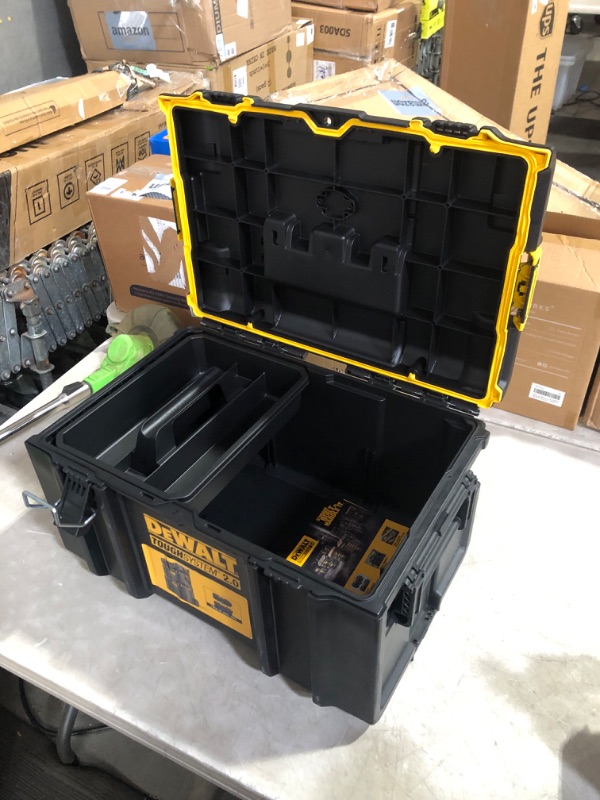 Photo 5 of ***USED - NO PACKAGING***
DEWALT TOUGHSYSTEM 2.0, Large Tool Box, 22 in, 110 lbs. Capacity (DWST08300)