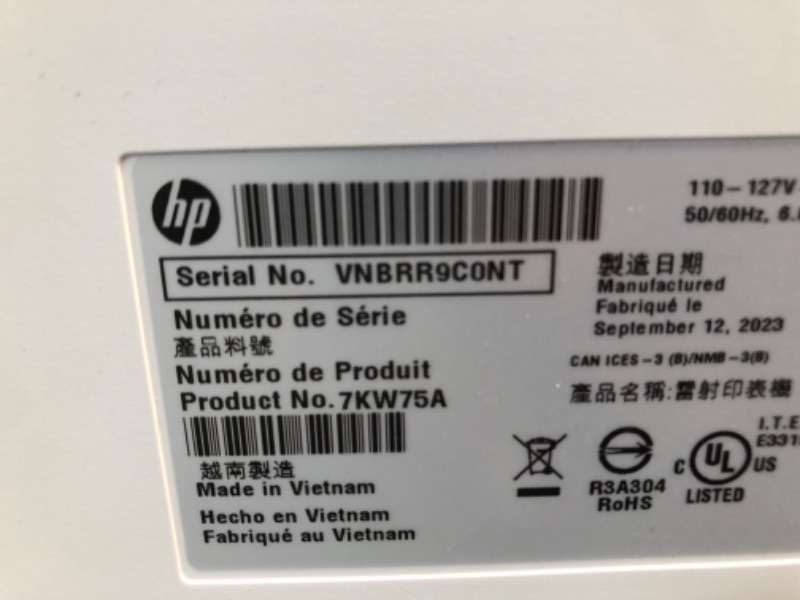 Photo 3 of HP Color LaserJet Pro M283fdw Wireless All-in-One Laser Printer, Remote Mobile Print, White