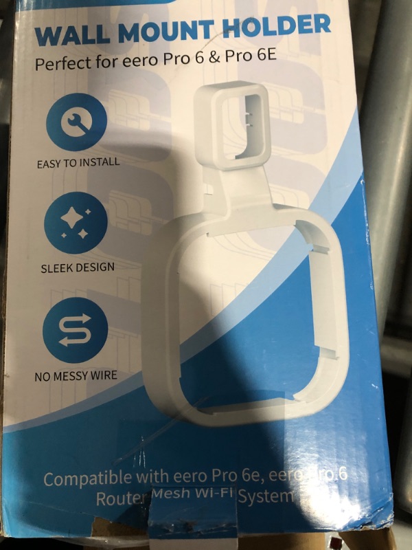 Photo 1 of 3Pack Wall Mount Holder for eero Pro 6e/Pro 6 Mesh Wi-Fi System,Outlet Wall Mount Stand Bracket for eero Pro 6e tri-Band Mesh