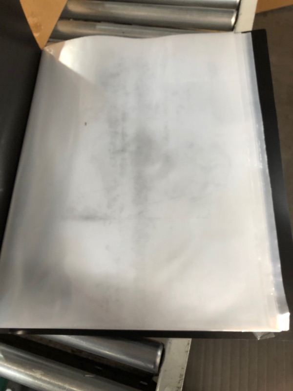 Photo 1 of Presentation Book 40 Clear Pockets Sleeves Protectors Art Portfolio Clear Book for Artwork, Report Sheet, 24.2x18.4inch
