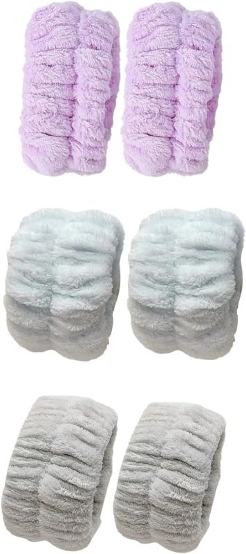 Photo 1 of (2 PACKS OF 6) 6PCS Women's Wrist Towels for Washing Face, 