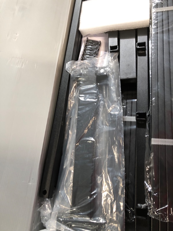 Photo 1 of Richwanone 14 inch Twin Metal Platform Bed Frame, Mattress Foundation with Steel Slat Support, No Box Spring Needed, Easy Assembly, Black