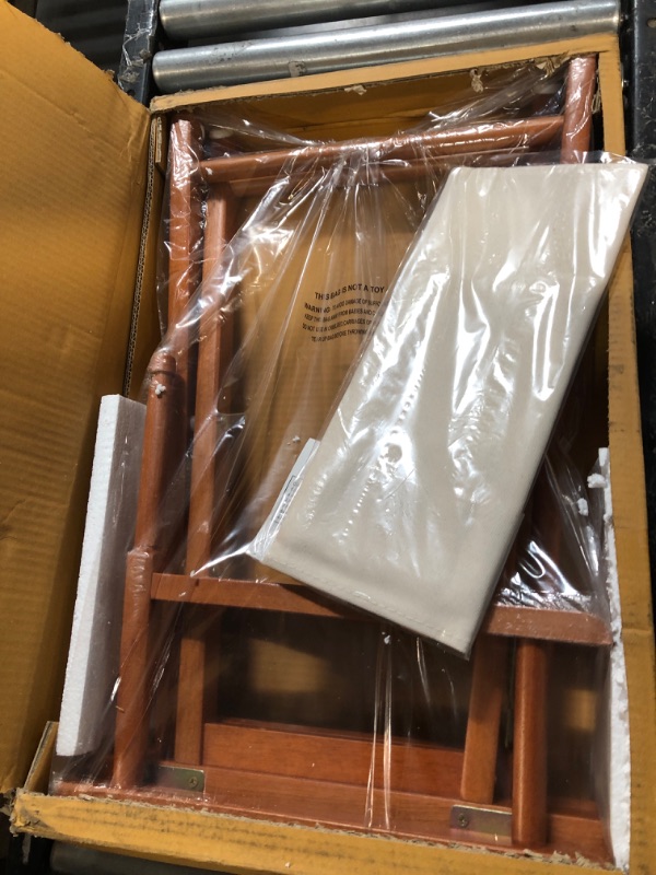 Photo 1 of Casual Home 18" Director's Chair Honey Oak Frame with Wheat Canvas Honey Oak Frame - Solid Wood