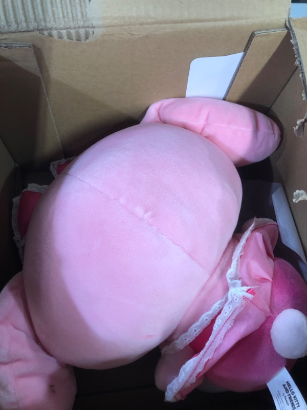 Photo 2 of Hello Kitty and Friends My Melody 12” Pink Monochrome Plush My Melody Pink