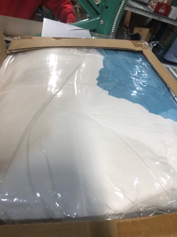 Photo 1 of ELEMUSE Queen Mattress Pad Quilted Bed Mattress Topper,Queen Blue