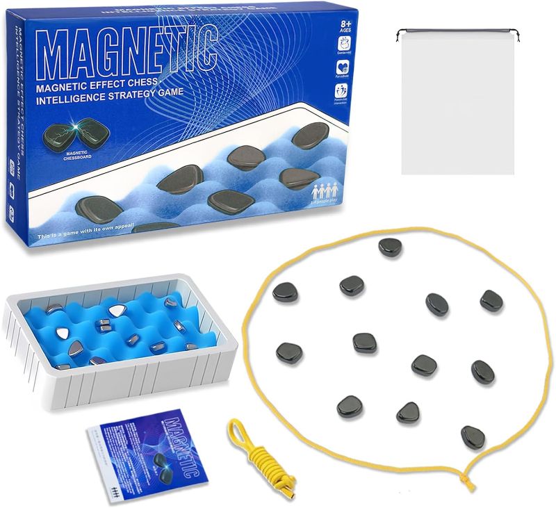Photo 1 of 
Magnetic Chess Game with Stones, Magnet Game,