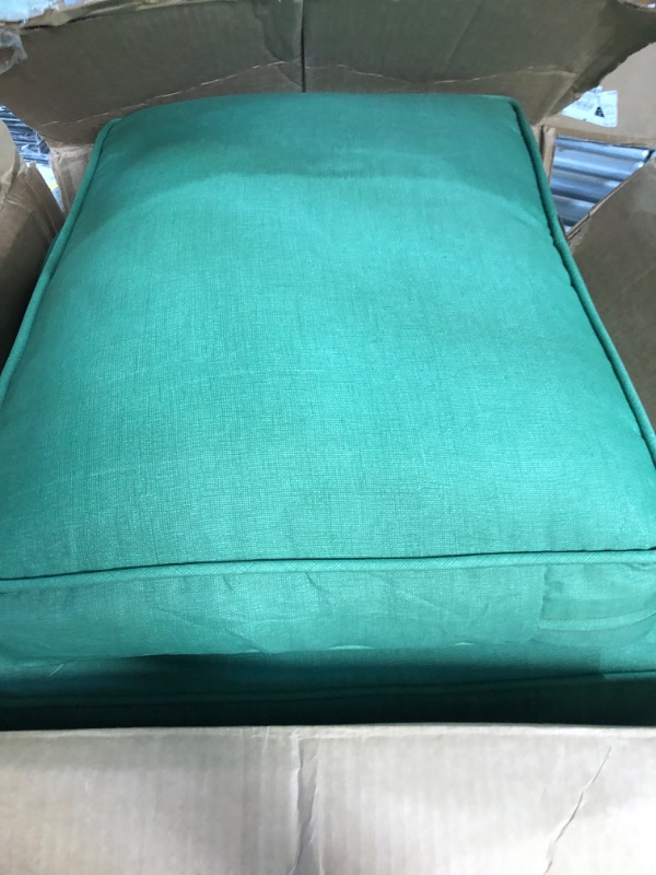 Photo 2 of ***USED***
Seat Cushions, 2 Pack, x1 24" x 20" Cushion, x1 24" Square Cushion, Green Color