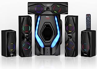 Photo 1 of Bobtot 5.1 Surround Sound Speakers B901 Home Theater System - 10 inch Subwoofer 1200W 5.1/2.1 Channel Stereo Bluetooth Input Home Audio System for 4K TV Ultra HD AV DVD FM Radio USB with LED Display