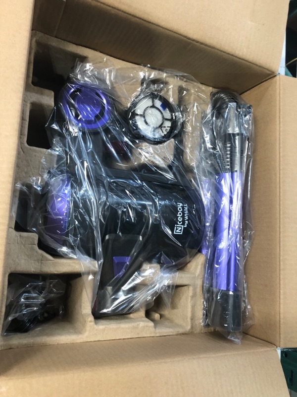 Photo 1 of (NON-REFUNDABLE) EIOEIR Cordless Stick Vacuum Cleaner, 45 Minutes Run-Time, 4 in 1 Lightweight Stick Vacuum 200W