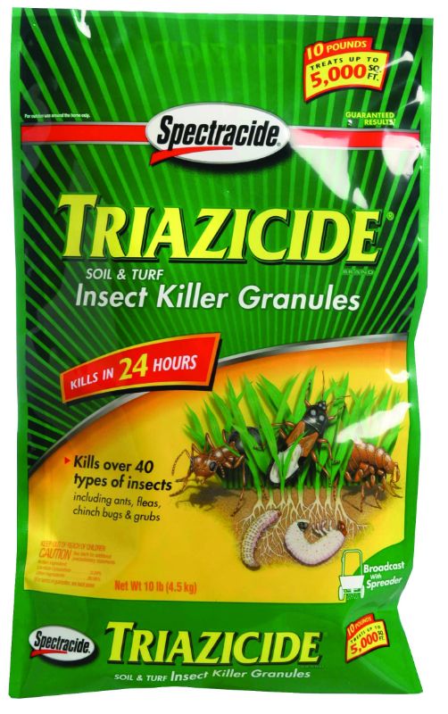 Photo 1 of (READ FULL POST) Spectracide Triazicide Insect Killer For Lawns Granules, 10 lb Bag (Pack of 4)