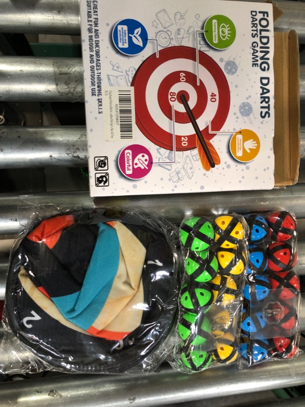 Photo 2 of 2 Dart Board 20 Sticky Balls Sets Outdoor Games Toys Gifts