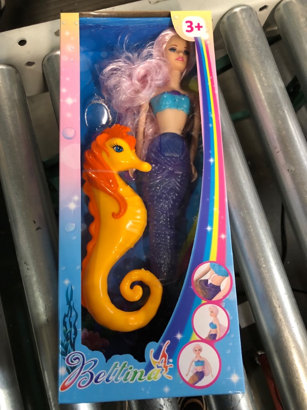 Photo 1 of Mermaid Princess Doll Playset, Temperature Color Changing Mermaid