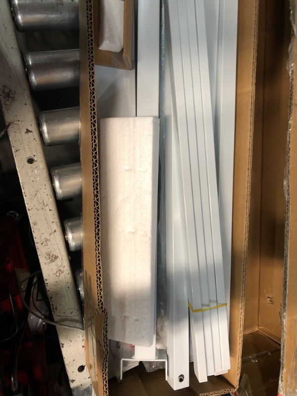Photo 1 of ***NONREFUNDABLE - NOT FUNCTIONAL - FOR PARTS ONLY - SEE COMMENTS***
Twin Only/Roll Out Trundle Bed Frame/Enhanced Metal Slats Support White 39 in. W
