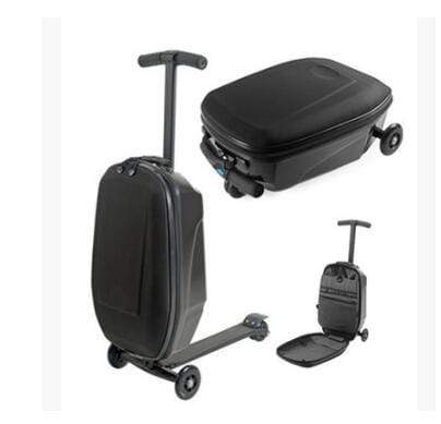 Photo 1 of (SIMILAR TO STOCK PHOTO) Apelila 22 inch ride on Luggage carry-on Tollder Luggage handrial Safety Belt Spinner wheels with Luggage Cover (Black 
