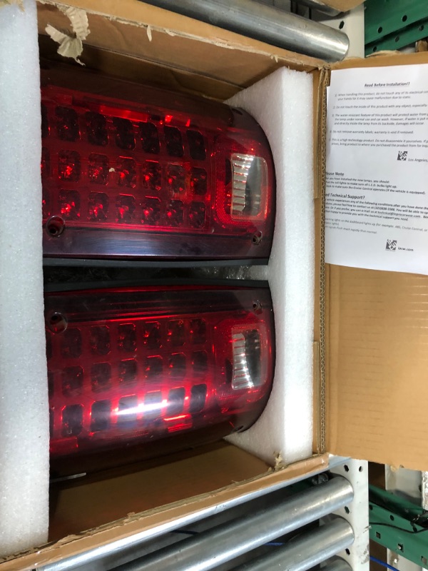 Photo 3 of IPCW LEDT-502CR Ruby Red LED Tail Lamp - Pair