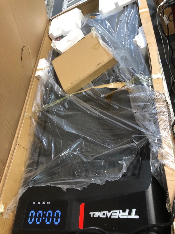 Photo 1 of ***USED - DIRTY - POWERS ON - UNABLE TO TEST FURTHER***
Walking Pad Treadmill with Incline, Standing Under Desk Treadmill 300lbs Capacity 2.5HP Cardio Training, Portable Easy to Use and Move, Works with ZWIFT KINOMAP WELLFIT Apps, No Subscription Fees Sma