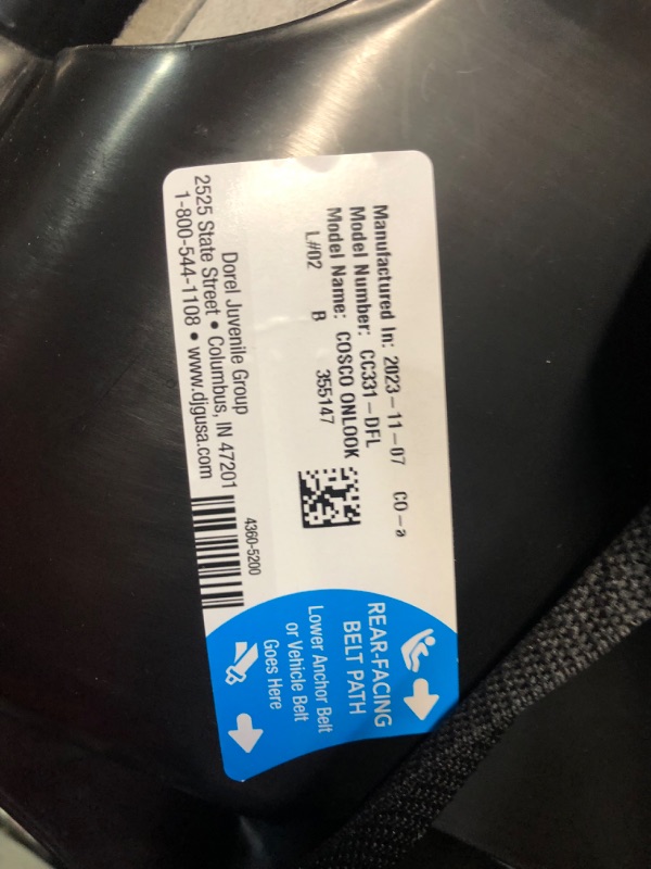 Photo 1 of Cosco Onlook 2-in-1 Convertible Car Seat, Rear-Facing 5-40 pounds 