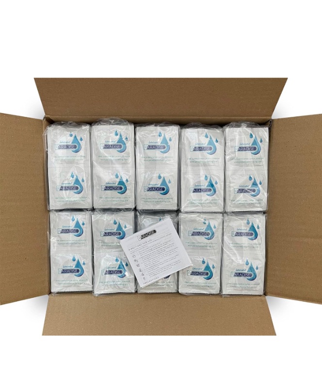 Photo 1 of  Lubricated Latex Condoms — Bulk 1000 Per Pack