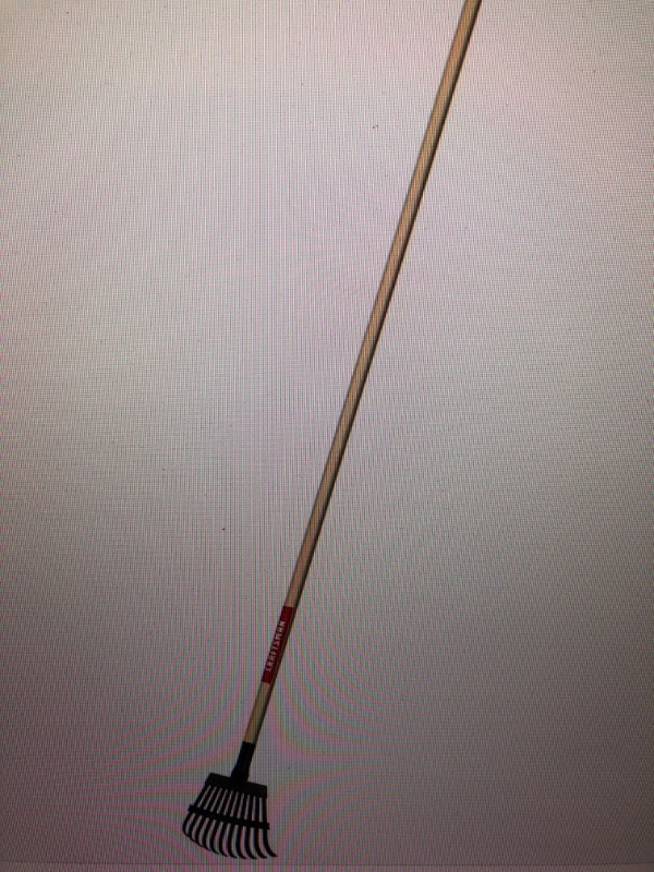 Photo 1 of Craftsman 11-Tine Wood Handle Shrub Rake