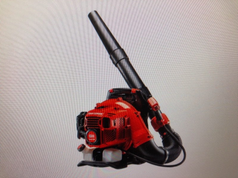 Photo 1 of CRAFTSMAN BP510 51-cc 2-cycle 600-CFM 220-MPH Gas Backpack Leaf Blower