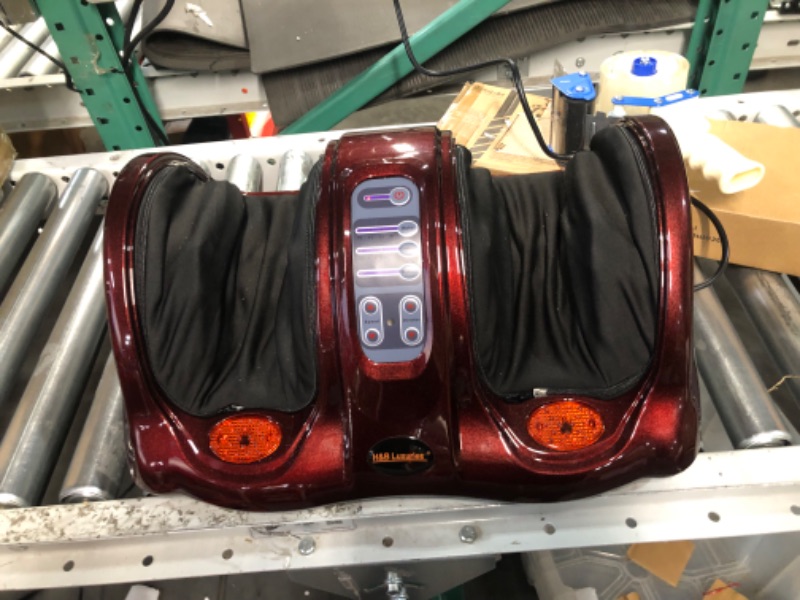 Photo 2 of ***USED - LIKELY MISSING PARTS - UNABLE TO VERIFY FUNCTIONALITY***
H&B Luxuries Shiatsu Kneading Rolling Foot Massager Personal Health Studio ZH-9902-red