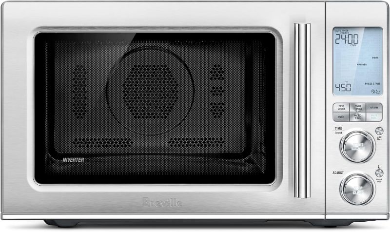 Photo 1 of ***MISSING GLASS PLATE***SEE NOTES***
Breville Combi Wave 3-in-1 Microwave BMO870BSS, Brushed Stainless Steel