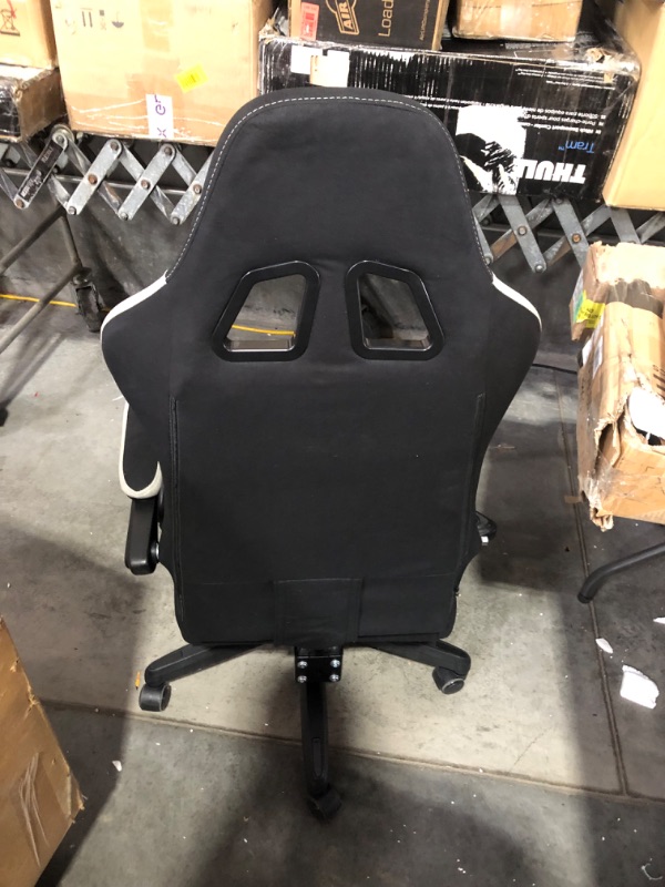 Photo 2 of ***NONREFUNDABLE - NOT FUNCTIONAL - FOR PARTS ONLY - SEE COMMENTS***
GT PLAYER Gaming Chair, Black/Grey, Fabric Texture, Swiveling Base