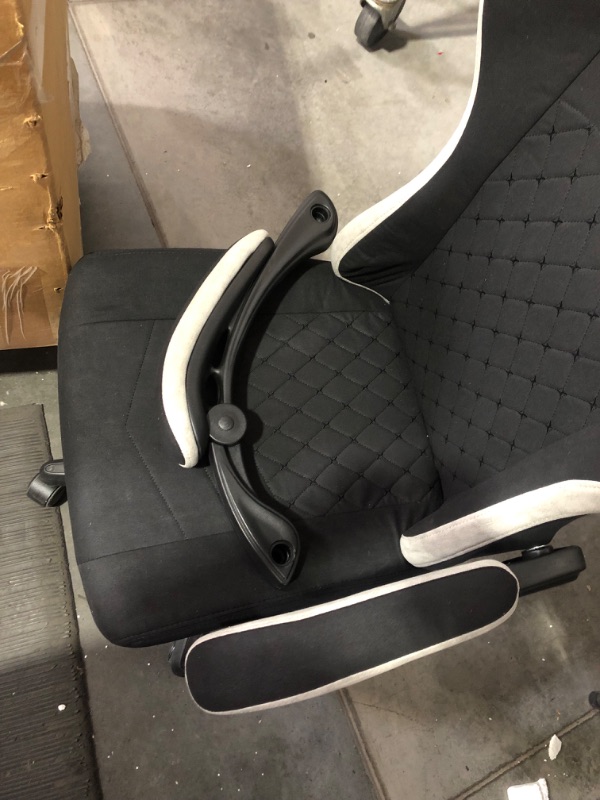 Photo 4 of ***NONREFUNDABLE - NOT FUNCTIONAL - FOR PARTS ONLY - SEE COMMENTS***
GT PLAYER Gaming Chair, Black/Grey, Fabric Texture, Swiveling Base