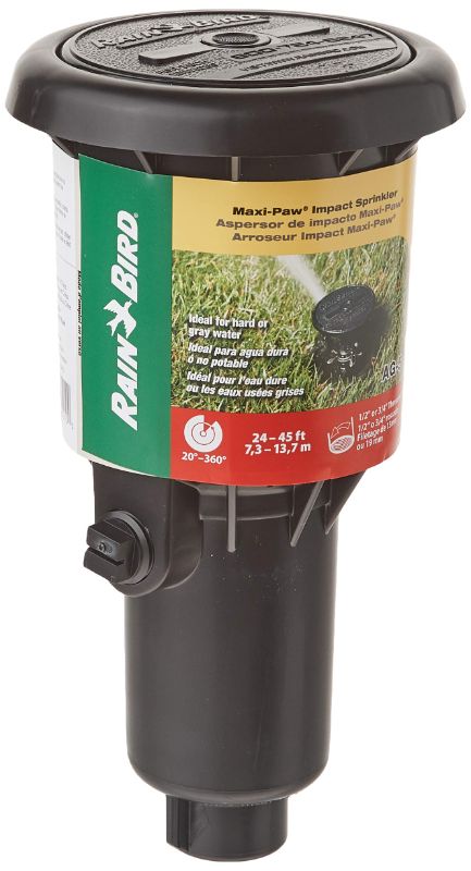 Photo 1 of Rain Bird AG-5 All Gallonage Pop-Up Impact Sprinkler, Adjustable 20° - 360° Pattern, 24' - 45' Spray Distance