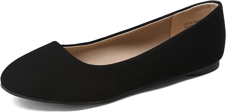 Photo 1 of DREAM PAIRS Women's Sole-Simple Ballerina Walking Flats Shoes