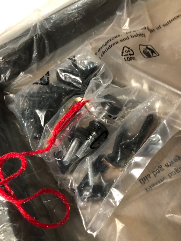 Photo 1 of FOLUBAN Industrial Console Sofa Table, Rustic Entryway/Hallway Table with 3-Tier Open Shelf for Living Room, Oak 47 inch