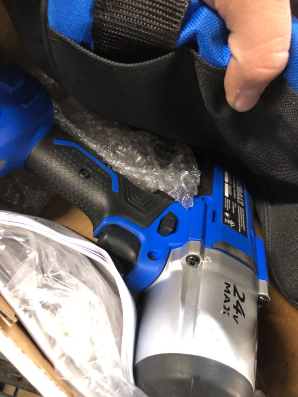 Photo 1 of [STOCK PHOTO FOR REFERENCE] READ NOTES**
Kobalt 24-volt 1/2-in Keyless Brushless Cordless Drill (1-Battery Included, Charger Included and Soft Bag included)